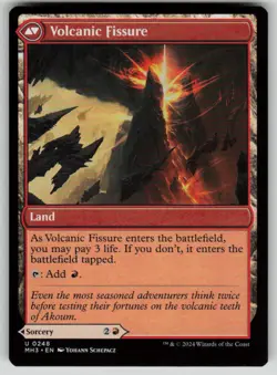 Sundering Eruption Uncommon Modern Horizons 3 248 MTG Near Mint 2024 - Image 2