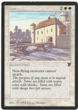 Legends MTG Moat Magic Rare - Image 1
