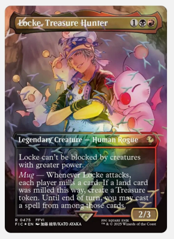 Magic The Gathering -Locke, Treasure Hunter - Chocobo Track Foil - Final Fantasy - Image 2