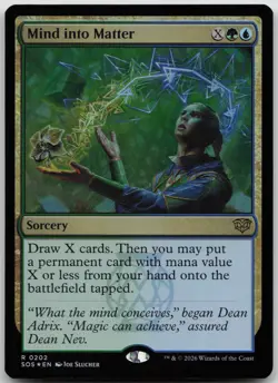 Mind into Matter Foil Secrets of Strixhaven 202 NM R - Image 1