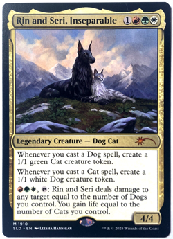 MTG Rin and Seri, Inseparable Secret Lair Commander Deck (1910) NM - Image 1