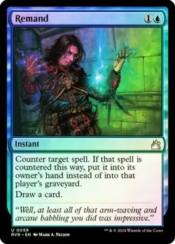 MTG - Remand - Foil - Ravnica Remastered - Magic the Gathering - Image 1