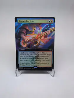 Resonating Lute 355 (Extended Art) SOS Secrets of Strixhaven Foil MTG - Image 1