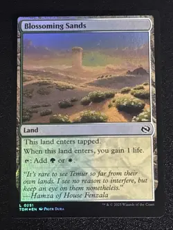 MTG Tarkir: Dragonstorm Blossoming Sands Foil 0251 NM - Image 1