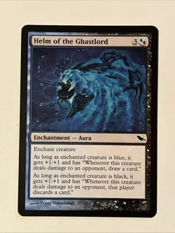 1x HELM OF THE GHASTLORD Shadowmoor MTG Magic the Gathering + Free Bonus - Image 1