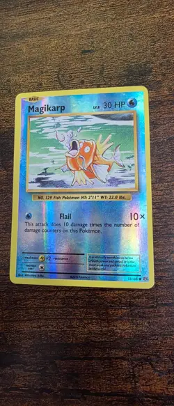 Magikarp 33/108 Common Evolutions Pokemon Reverse Holo Near Mint - Image 1