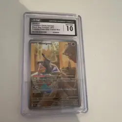 Pokemon TCG Mimigma Paldean Fates Black Star Promo 075 Deutsch CGC 10 - Image 1