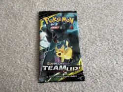 Pokemon Sun & Moon Team Up Booster Pack unweight sealed Pikachu Zekrom TCG ENG - Image 1