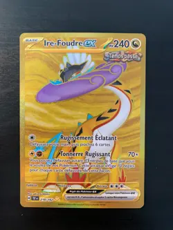 Carte Pokemon : Ire-Foudre EX 218/162 Forces Temporelles Francaise NEUF - Image 1