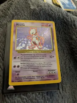 Pokemon TCG Mewtu Holo Rare 10/102 Base-Set 1999, Deutsch - Image 2