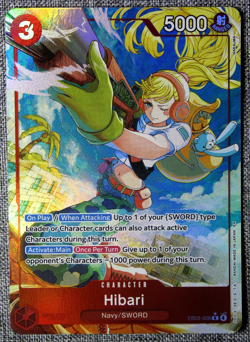 Hibari (Alternate Art) EB03-008 Extra Booster: One Piece Heroines Edition Foil - Image 1