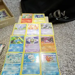 Pokemon TCG 11-Card Lot Victini Gligar Klang Minccino Aggron - Image 2