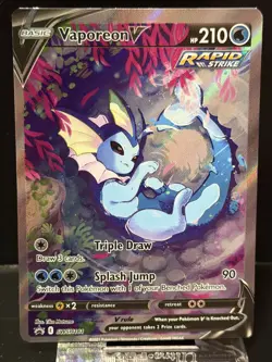 Vaporeon V - SWSH181 Holofoil SWSH: Sword & Shield Promo Cards Promo - Image 1