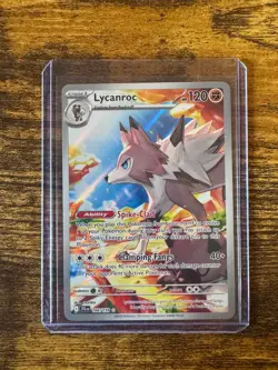 Lycanroc 166/159 IR Illustration Rare Pokemon Journey Together Card - Image 1
