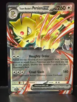 Team Rocket's Persian ex - 218 Holofoil SV: Scarlet & Violet Promo Cards Promo - Image 1