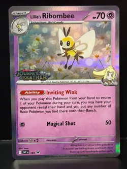 Lillie's Ribombee - 183 (Prerelease) Holofoil SV: Scarlet & Violet Promo Cards - Image 1