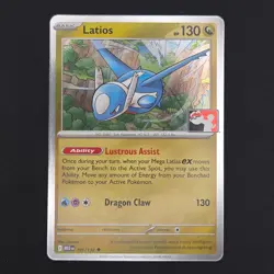 Pokemon TCG Card Latios 101/132 Play Stamped Prize Pack Series 8 Cosmos - NM - Image 1