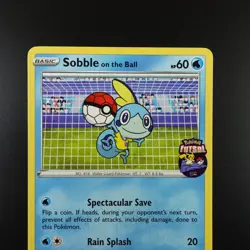 Sobble on the Ball 005/005 Pokemon Futsal Promo Holo Card - Image 2