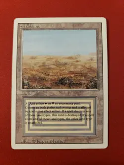 Scrubland MtG Revised #286 - Image 1