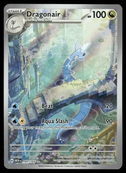 Pokemon Cards Dragonair 181/165 151 Illustration Rare NM *1 - Image 1