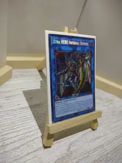 Yu-Gi-Oh Card Xtra HERO Infernal Devicer Secret Rare BLC1-EN009 Limited Edition. - Image 3