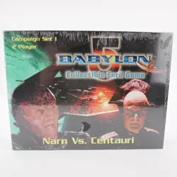 Babylon 5 CCG Campaign Set 1 & 2 Box Lot Sealed Vintage Sci-Fi Card Game TCG - Image 2