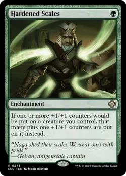 Hardened Scales [The Lost Caverns of Ixalan Commander] Magic MTG - Image 1