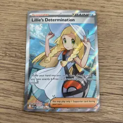 Pokemon TCG Lillie's Determination Card 169/132 Mega Evolution Pack Fresh - Image 1