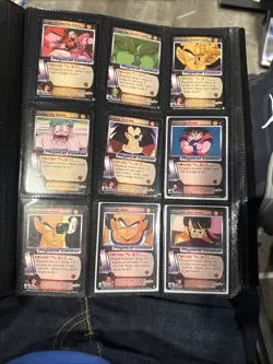 Dragon Ball Z DBZ Ccg TCG Saiyan Saga Complete Non-foil Set ( 218 Cards) Mixed - Image 1