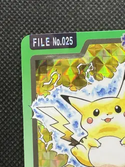 Pokemon Pikachu Carddass Holo No. 025 Pocket Monsters 1997 Japanese card BANDAI - Image 2