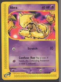 Abra 93/165 common Non Holo NM Pokemon Card HQ Scan Card 3 - Image 1