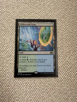 MTG Aetherdrift Willowrush Verge 0270 NM Rare - Image 1