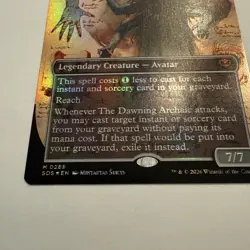 MISPRINT The Dawning Archaic FOIL Borderless 289 Strixhaven SOS MTG Unplayed NM - Image 4