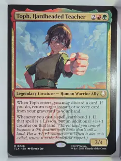 Toph, Hardheaded Teacher - R246 - MTG - Avatar: The Last Airbender (TLA) - Image 1