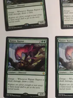 4 X Ripjaw Raptor 253 - NM - The Lost Caverns of Ixalan Commander - MTG - Image 5