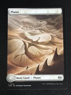 MTG Tarkir: Dragonstorm Plains Full Art 0272 NM - Image 1