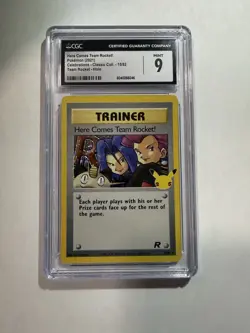 Here Comes Team Rocket! 15/82 Celebrations Pokemon TCG - CGC 9 Mint - Image 1