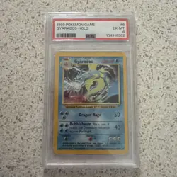 Pokemon TCG - Gyarados - Base Set Holo - Rare Card - 6/102 PSA 6 - Image 1