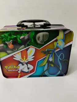 Pokemon TCG Charizard Collectors Treasure Chest Lunch Box . - Image 3