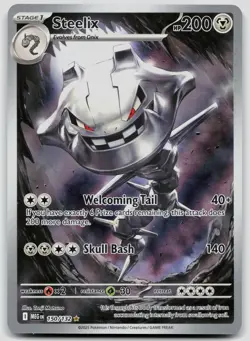Steelix 150/132 Mega Evolution Pokemon NM - Image 1