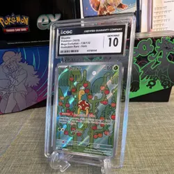 🦕 Pokemon CGC 10 Shuckle 136/132 ME01: Mega Evolution Illustration Rare Holo - Image 1