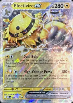 Pokemon TCG Electivire ex - 069/182 SV10: Destined Rivals Double Rare - Image 1