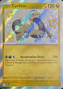 Pokemon TCG Cyclizar 195/091 Paldean Fates - Image 1
