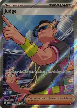 Pokemon TCG Judge - 222/182 Holofoil SV10: Destined Rivals Ultra Rare - Image 1