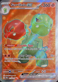 Pokemon TCG Scovillain ex 216/191 Surging Sparks - Image 1