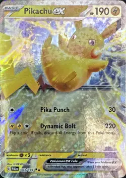 Pokemon TCG Pikachu ex 063/193 SV02: Paldea Evolved Double Rare - Image 1