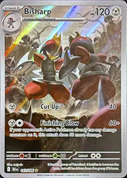 Pokemon TCG Bisharp 143/086 Black Bolt - Image 1