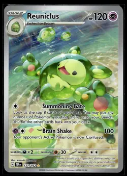 Reuniclus 171/162 Illustration Rare Temporal Forces Pokemon Holo NM - Image 1