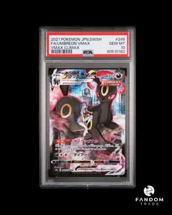 PSA 10 GEM MT Umbreon VMAX 245/184 Pokemon VMAX CLIMAX - Image 1