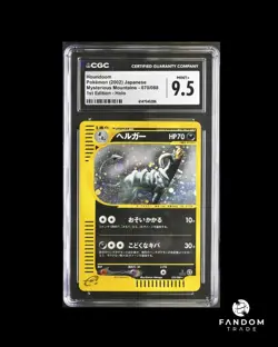 CGC 9.5 MINT+ Houndoom Holo 1st Edition 070/088 Pokemon Mysterious Mountains - Image 1